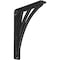 Ekena Millwork Nevio Wrought Iron Bracket, (Single center brace), Powder Coated Black 1 1/2"W x 7 1/2"D x 10"H BKTM01X07X10SNE - alternate 1